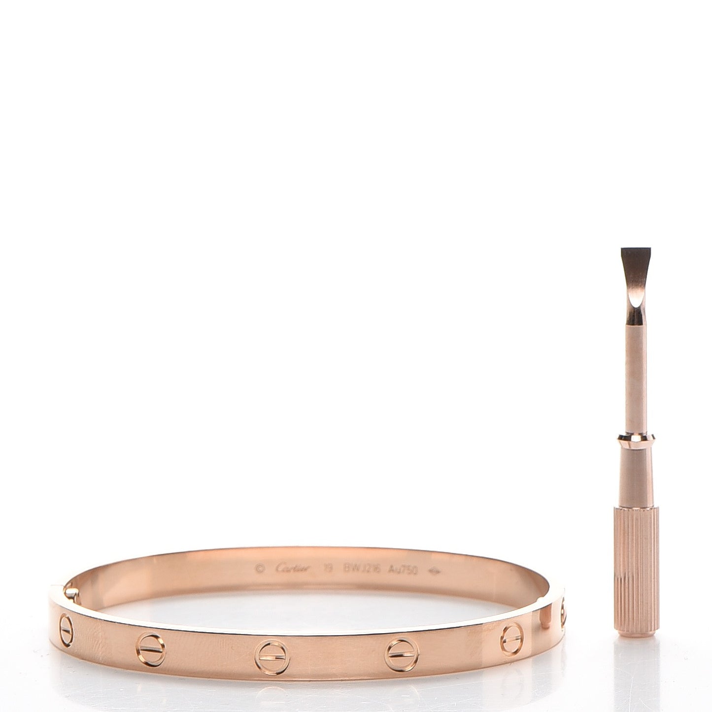 18K Pink Gold LOVE Bracelet 19