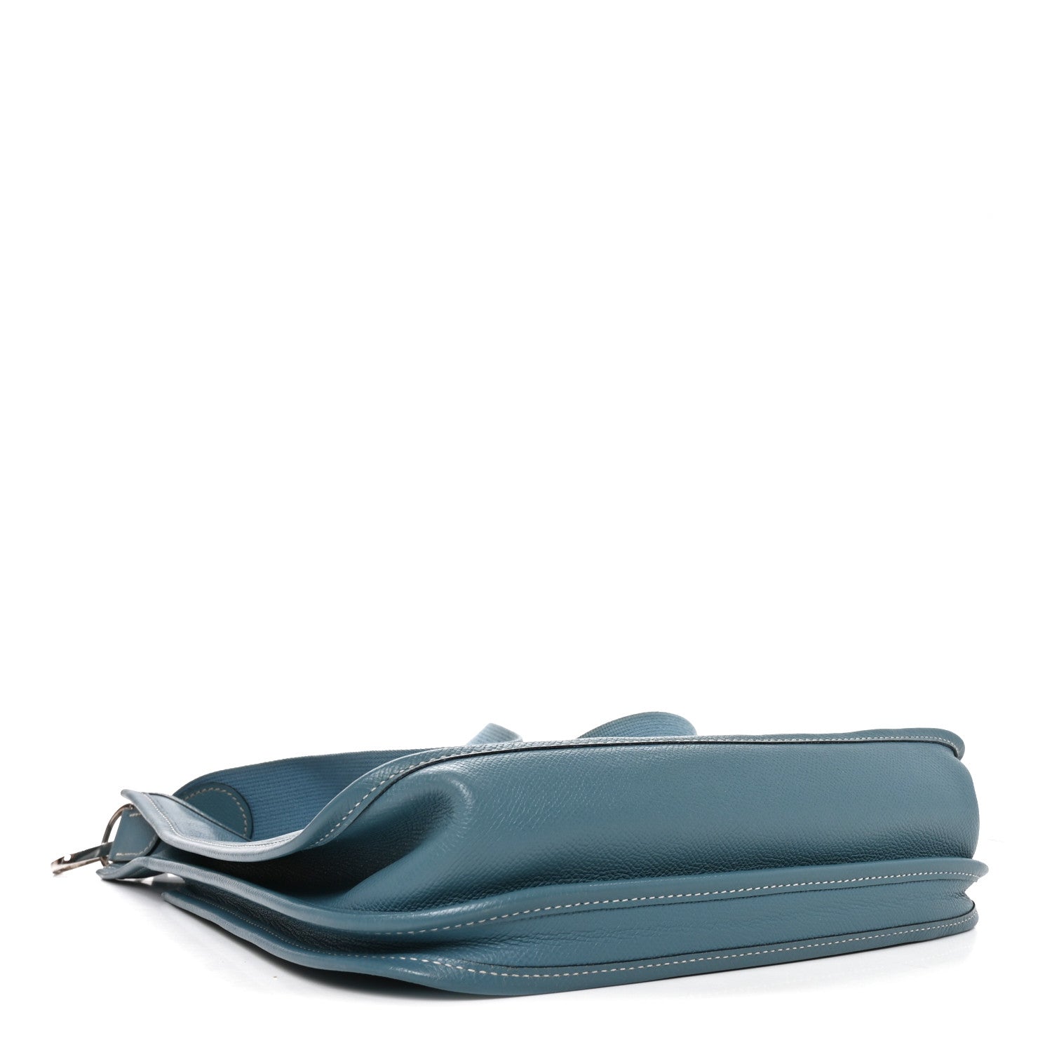 Hermes Taurillon Clemence Evelyne II PM Blue Jean 3 of 9