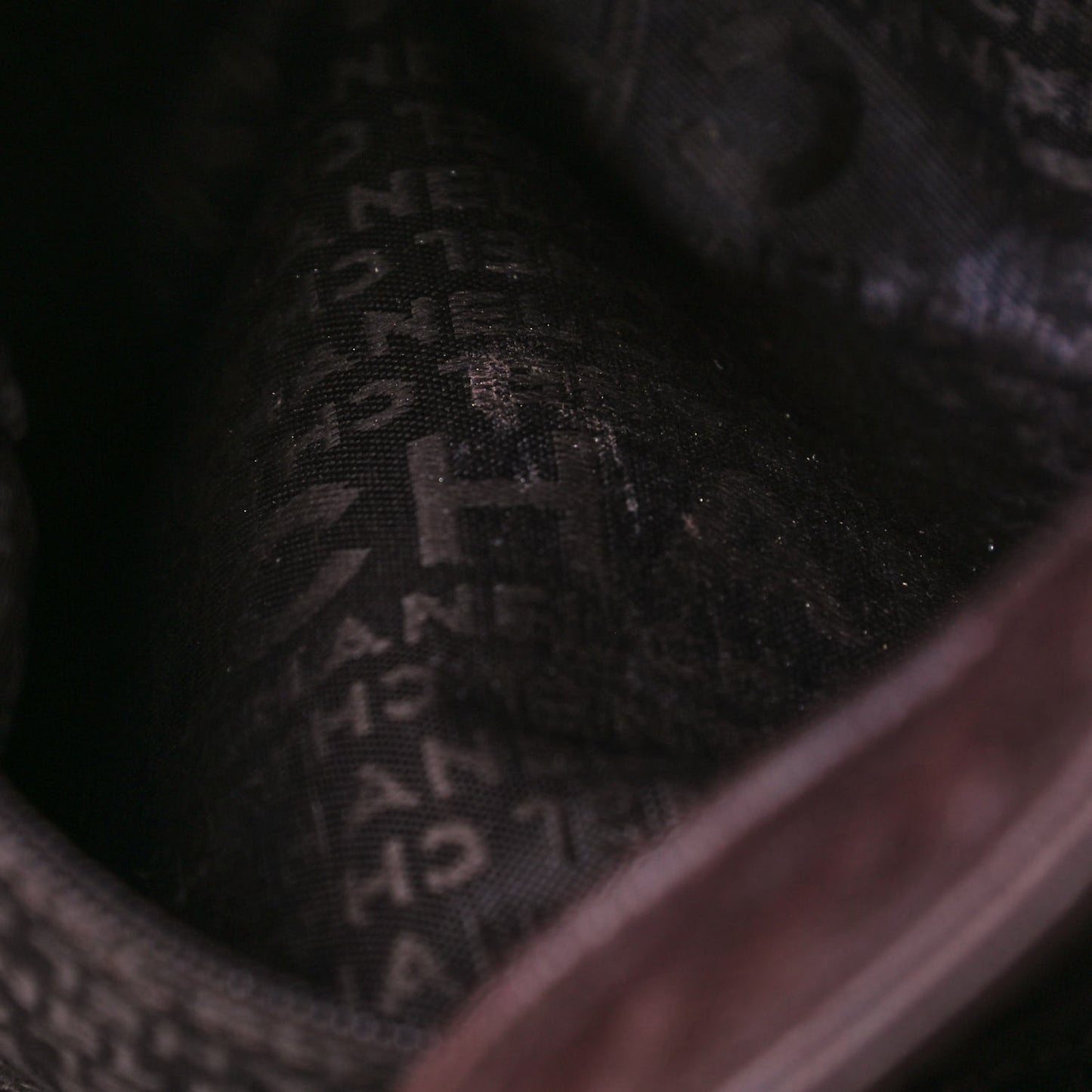 Lambskin Chain Hobo Brown