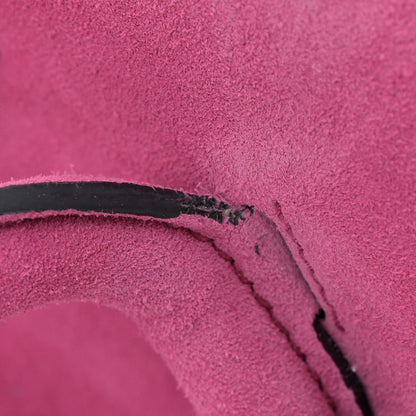 Prada Scamosciato Suede Twin Pocket Tote Fuxia 12 of 12