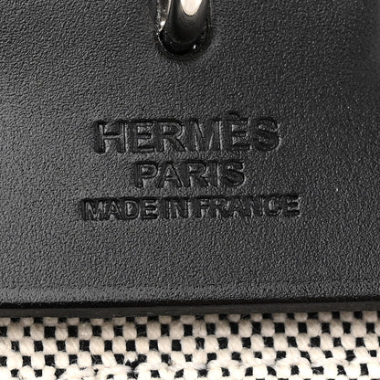 Hermes Toile H Berline Vache Hunter Herbag Zip PM 31 Black Ecru 7 of 13