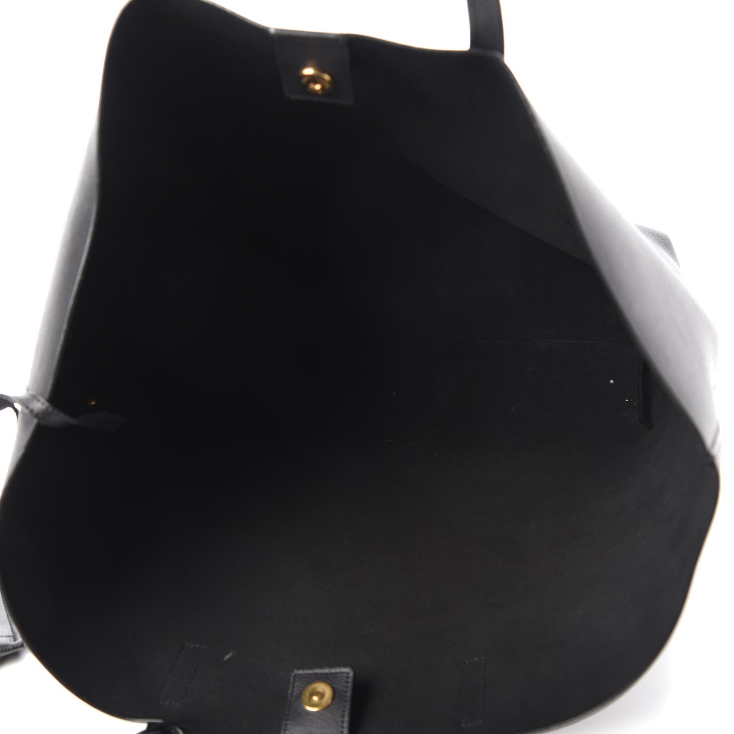 Saint Laurent Calfskin Large Shopping Tote Black 5 of 10