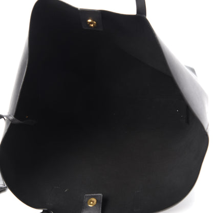 Saint Laurent Calfskin Large Shopping Tote Black 5 of 10