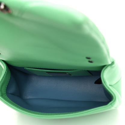 Bulgari Calfskin Matelasse Mini Serpenti Cabochon Crossbody Bag Peridot Green 5 of 10