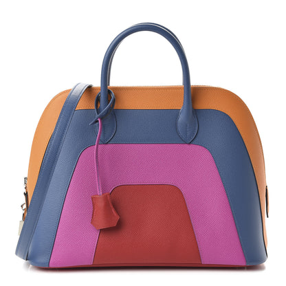 Hermes Epsom 1923 Sunset Bolide 30 Abricot Agate Magnolia Casaque 1 of 10