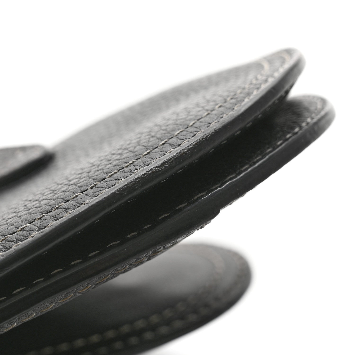 Christian Dior X KAWS Grained Calfskin Saddle Wristlet Black