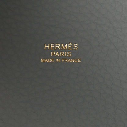 Hermes Taurillon Clemence Picotin Lock 18 PM Bleu Pale 7 of 11