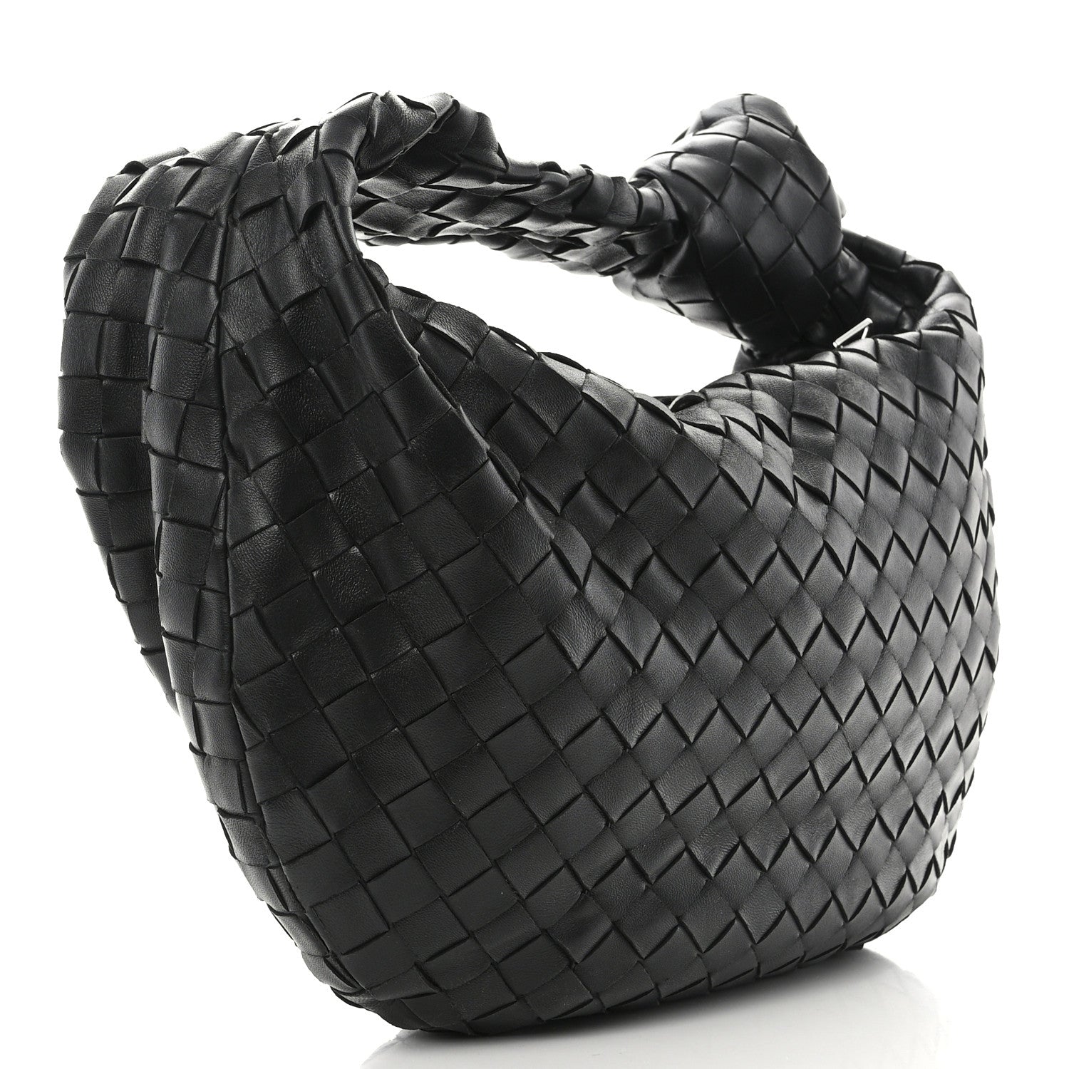 Bottega Veneta Nappa Intrecciato Teen Jodie Hobo Black 2 of 11