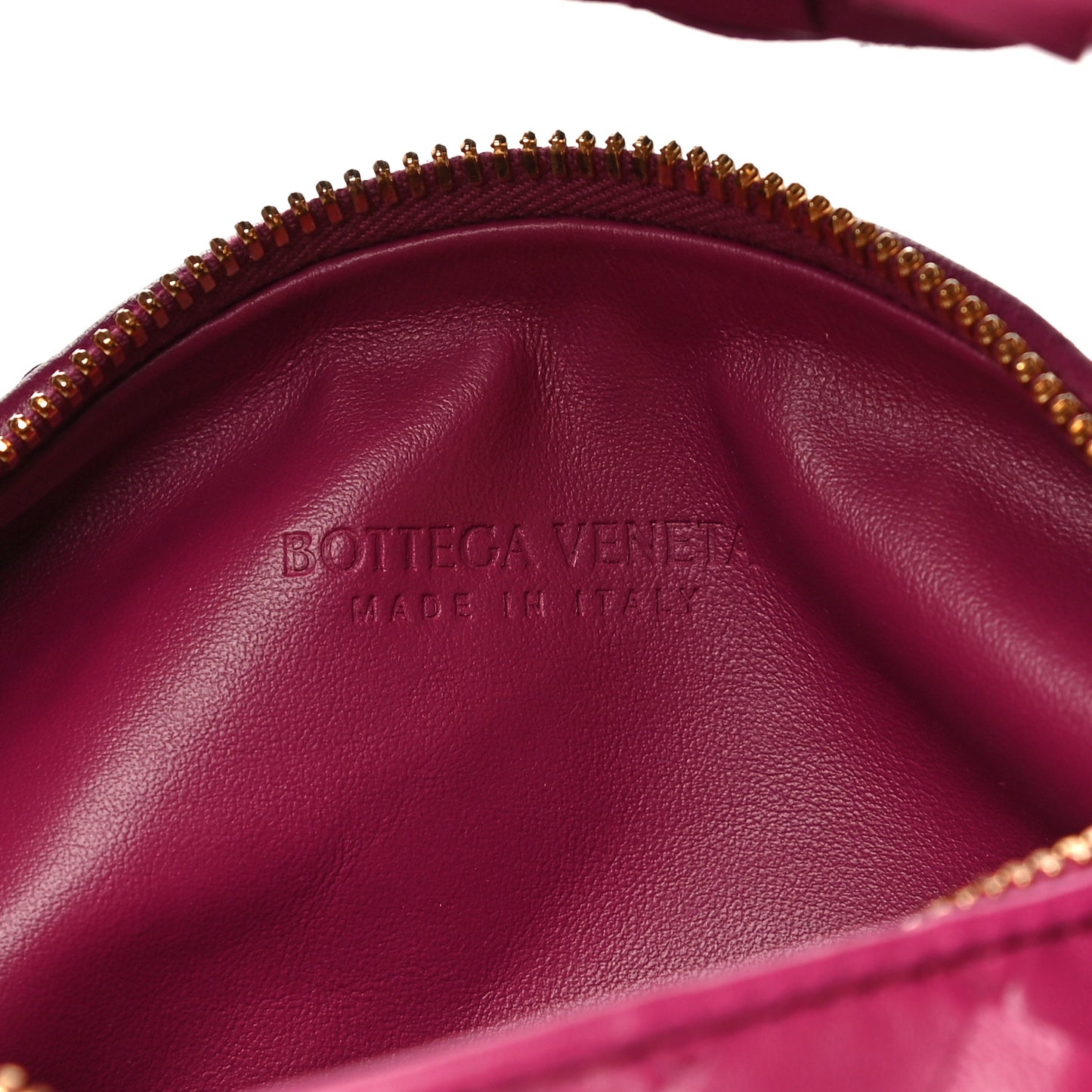 Nappa Intrecciato Mini Jodie Cinnabar