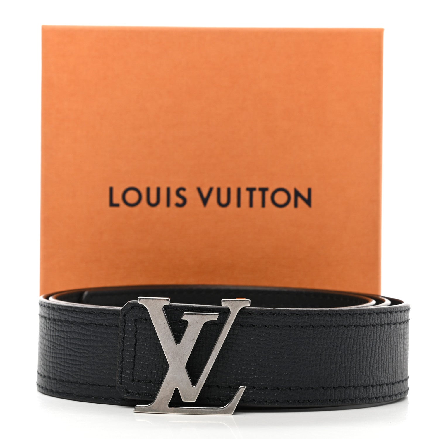 Louis Vuitton Utah LV Initiales Belt 110 44 Black 6 of 6