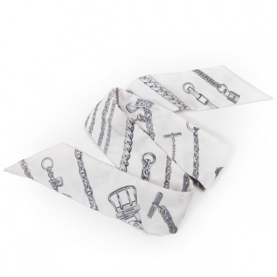 Hermes Silk Chaines Et Gourmettes Twilly 2 of 5