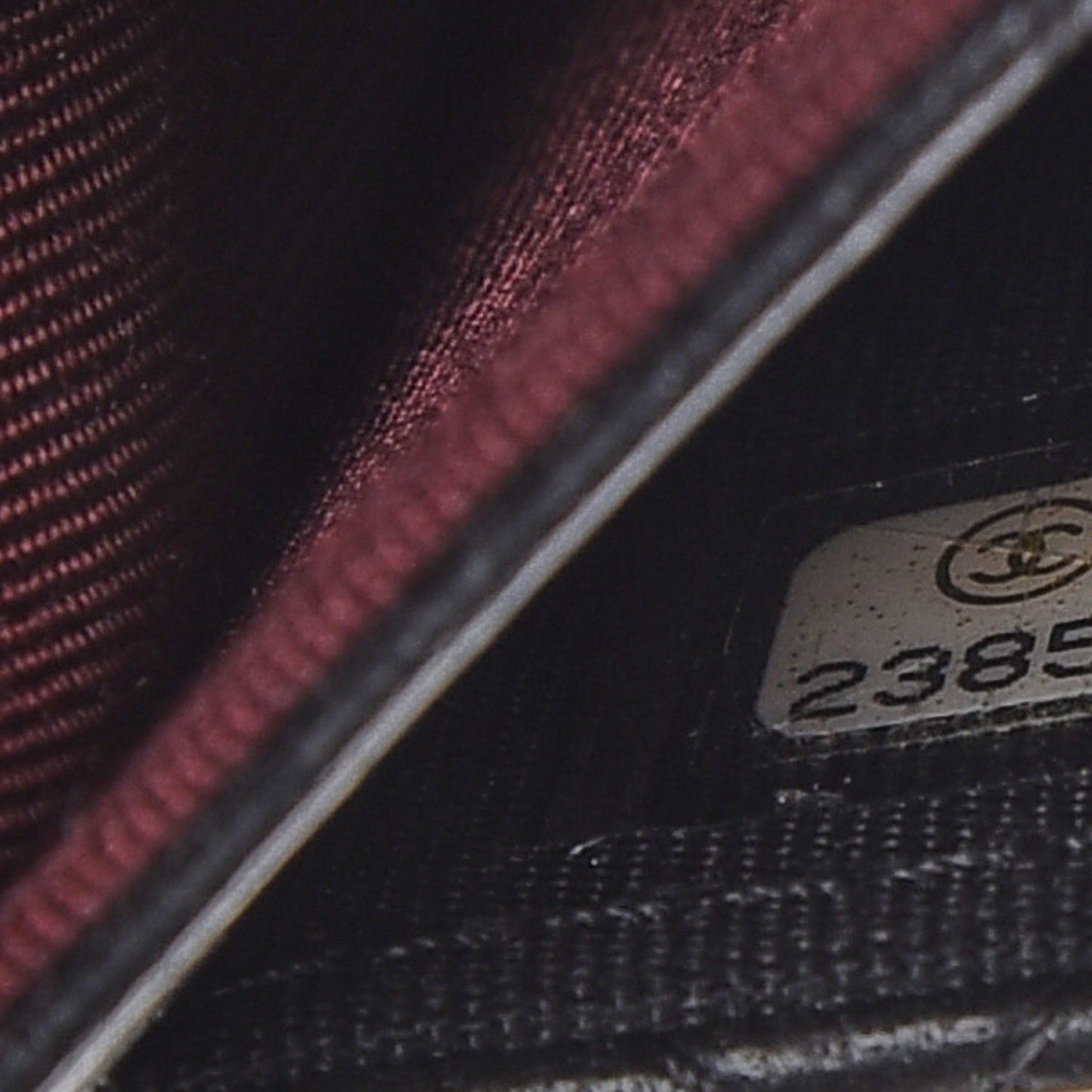 Lambskin Quilted Flap Card Holder Black