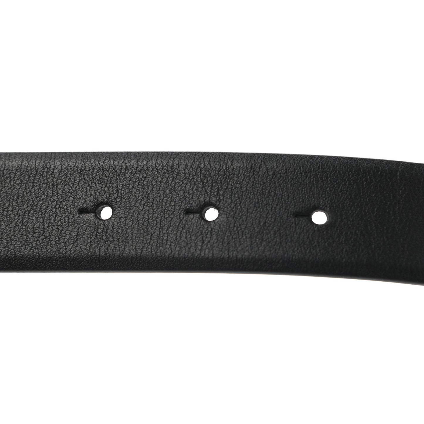 Lambskin Crystal Chain CC Belt 90 36 Black