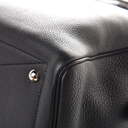Hermes Taurillon Clemence Victoria II 35 Black 11 of 13