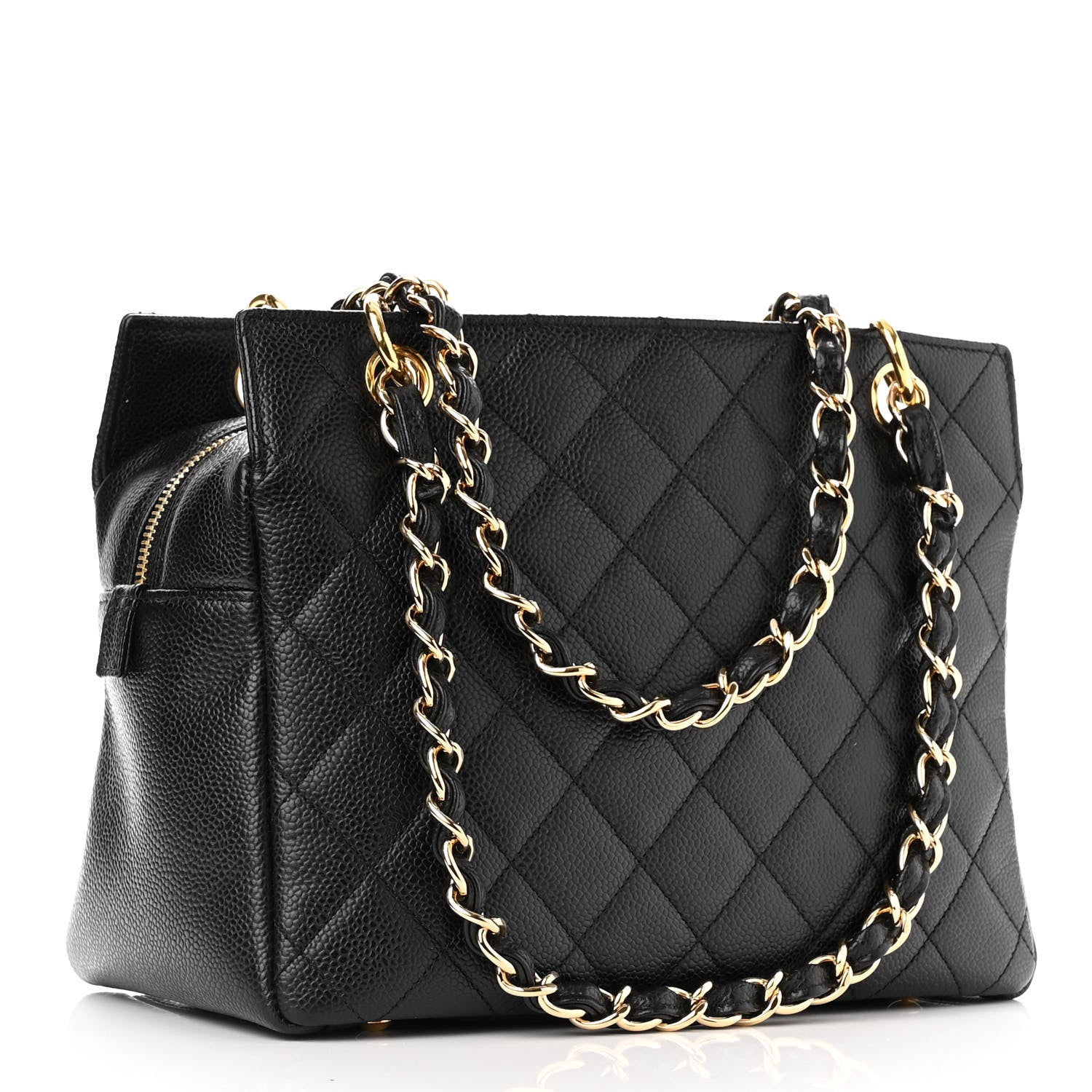 Chanel Caviar Quilted Petit Timeless Tote PTT Black 3 of 11