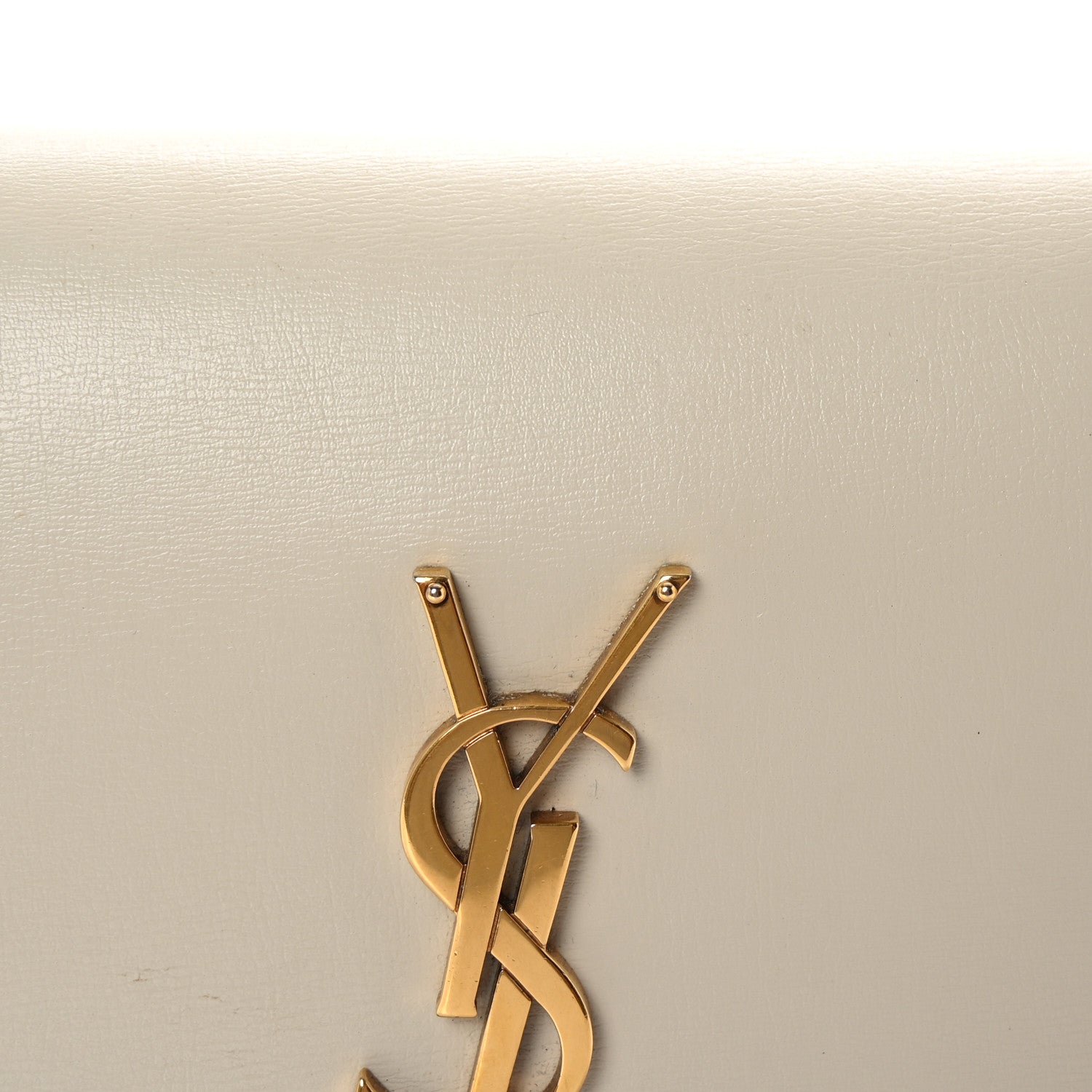 Saint Laurent Calfskin Medium Monogram Sunset  Crema Soft 7 of 9
