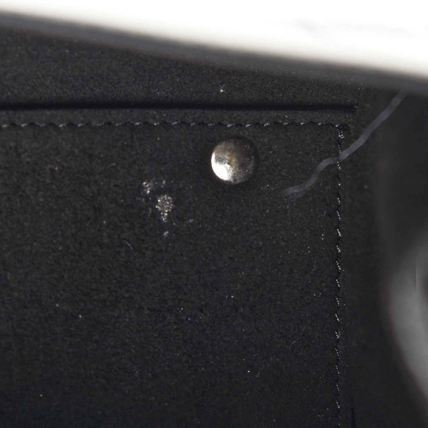 Grained Calfskin Mini Shark Lock Satchel Black