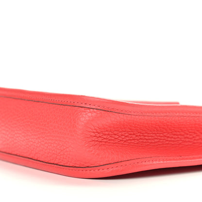 Hermes Taurillon Clemence Evelyne TPM Rouge Pivoine 8 of 9