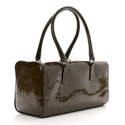 Prada Spazzolato Bowling Brown 3 of 12