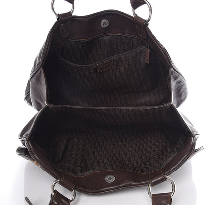 Christian Dior Calfskin Medium Gaucho Double Saddle Bag Brown 5 of 11