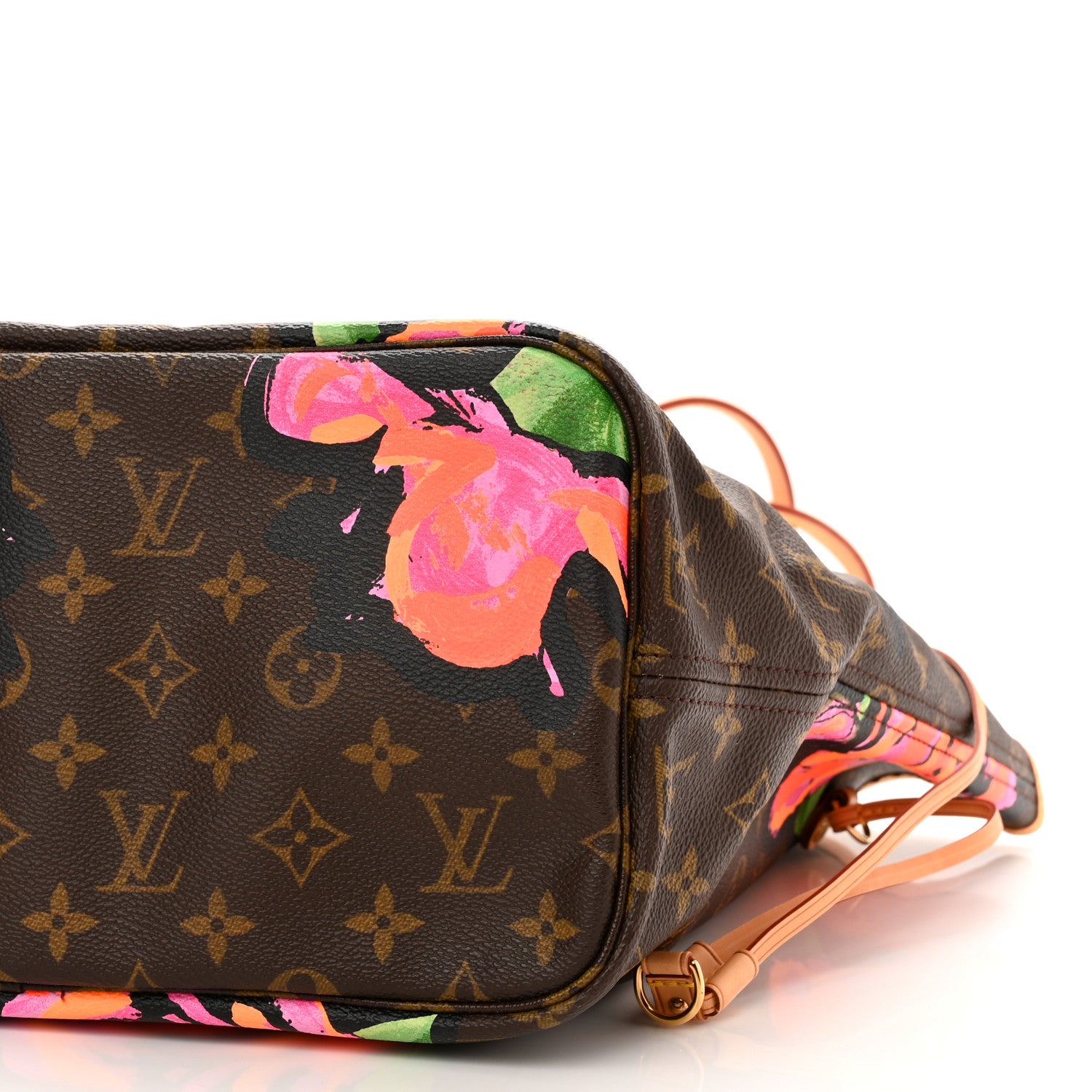 Louis Vuitton Monogram Roses Neverfull MM 10 of 11