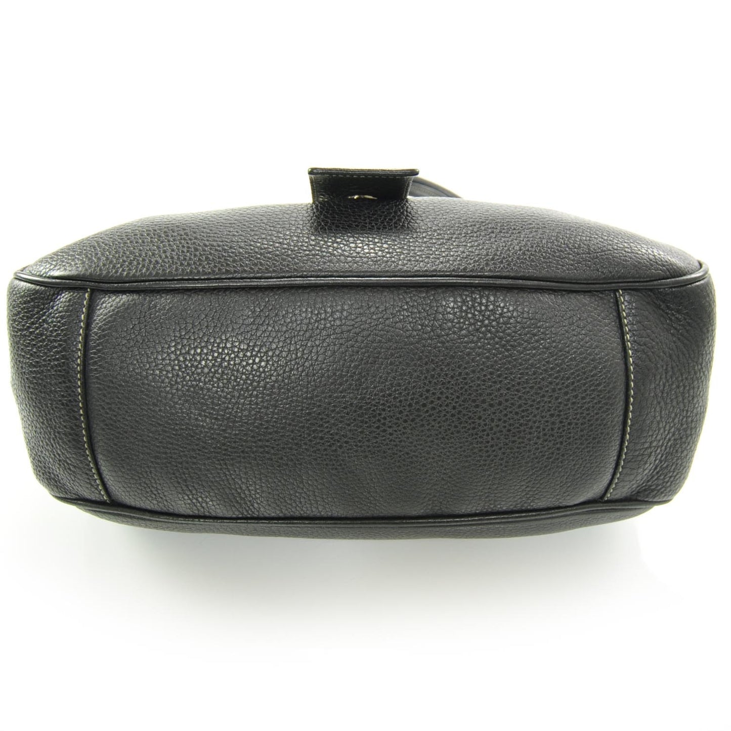 Vitello Daino Small Shoulder Bag Nero Black