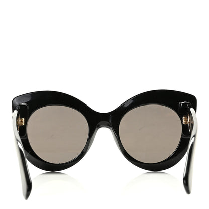 Fendi Acetate F is Fendi Oversized Butterfly Sunglasses FF 0306/S Black 4 of 8
