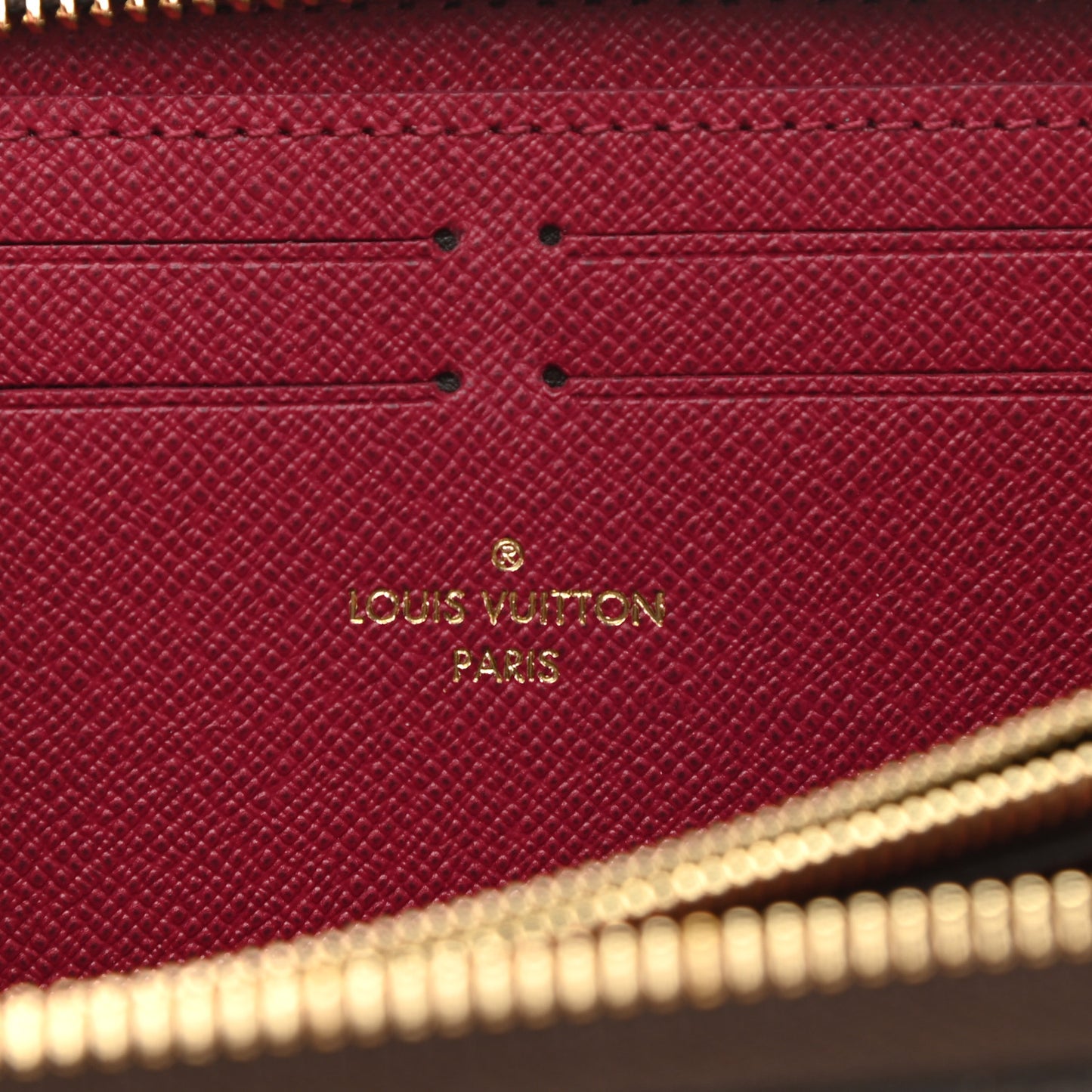Monogram Clemence Wallet Fuchsia