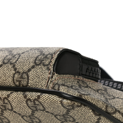 Gucci GG Supreme Monogram Belt Bag Black 10 of 12