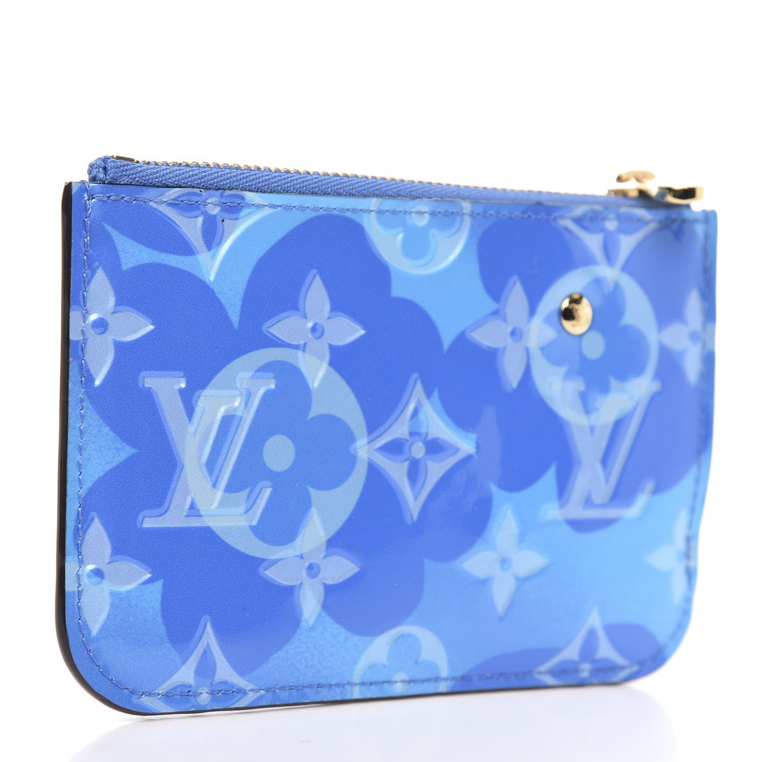 Louis Vuitton Vernis Valentine Key Pouch Light Blue 3 of 7