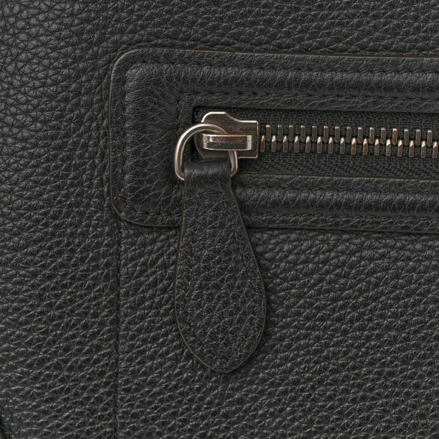 Celine Drummed Calfskin Mini Luggage Black 12 of 14