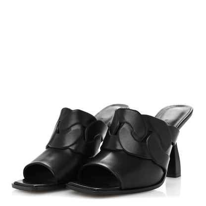 Hermes Nappa Hanna 95 Sandal 38 Black 4 of 9