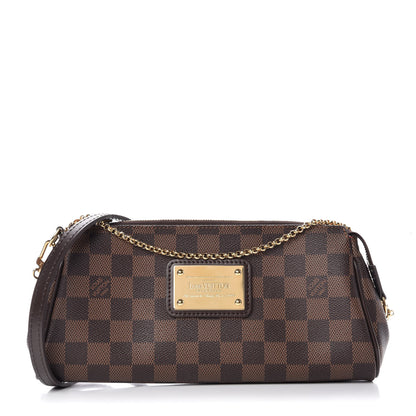 Louis Vuitton Damier Ebene Eva Clutch 1 of 9