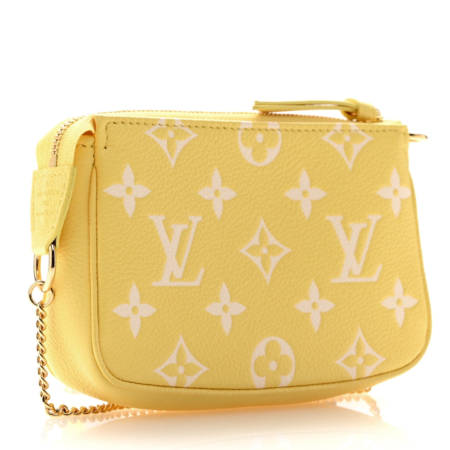 Louis Vuitton Empreinte Monogram Mini Pochette Accessories Lemon Curd Yellow 3 of 7