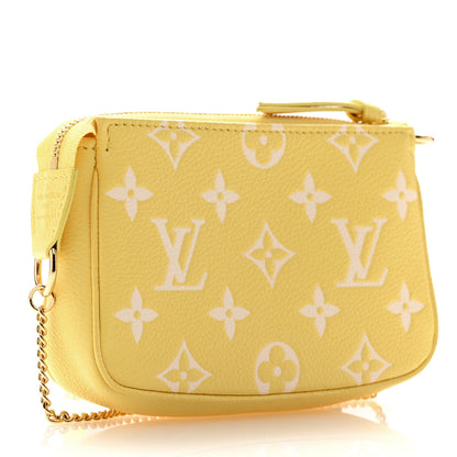 Louis Vuitton Empreinte Monogram Mini Pochette Accessories Lemon Curd Yellow 3 of 7