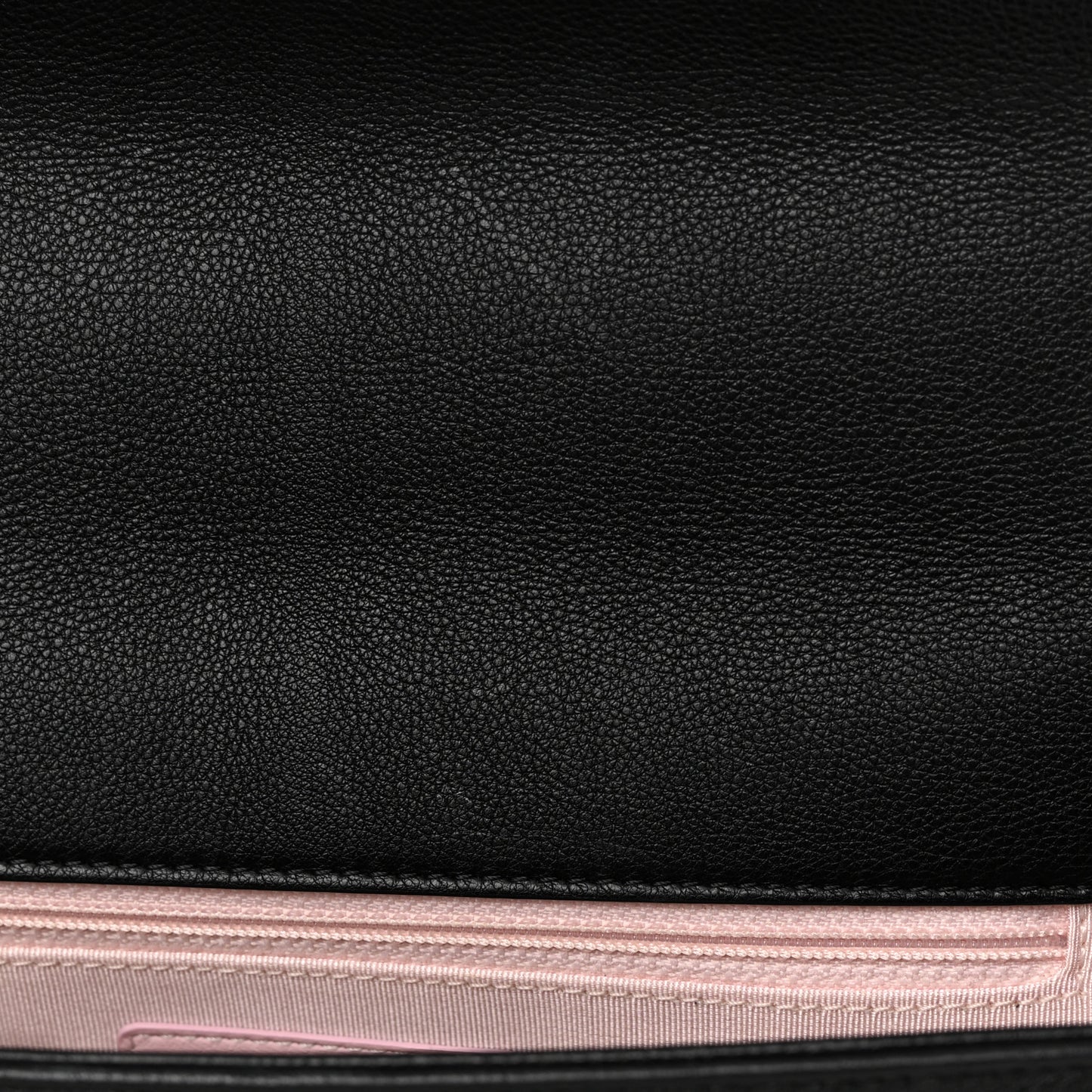 Caviar Quilted Large Studded Flap Black