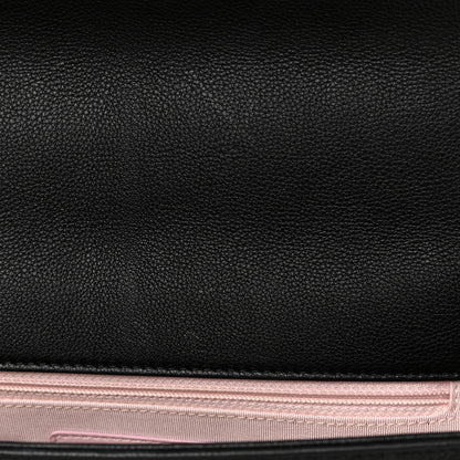 Chanel Caviar Quilted Large Studded Flap Black 10 of 12