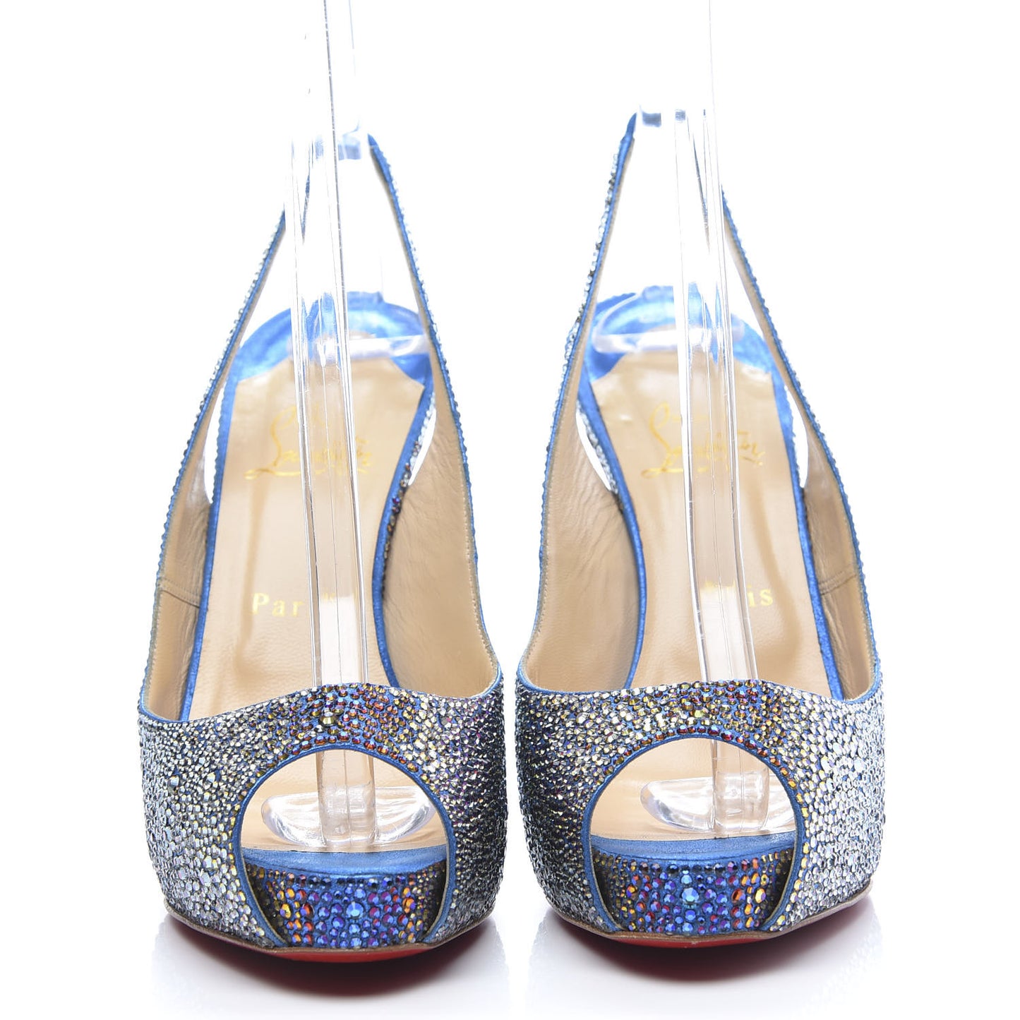 Strass No Prive 120 Pumps 39.5 Meridian Blue