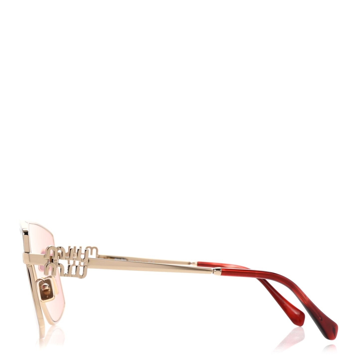 Metal Sunglasses SMU51Z Gold Amaranto