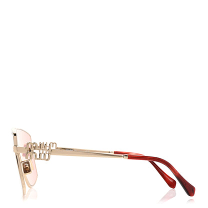 Miu Miu Metal Sunglasses SMU51Z Gold Amaranto 3 of 7
