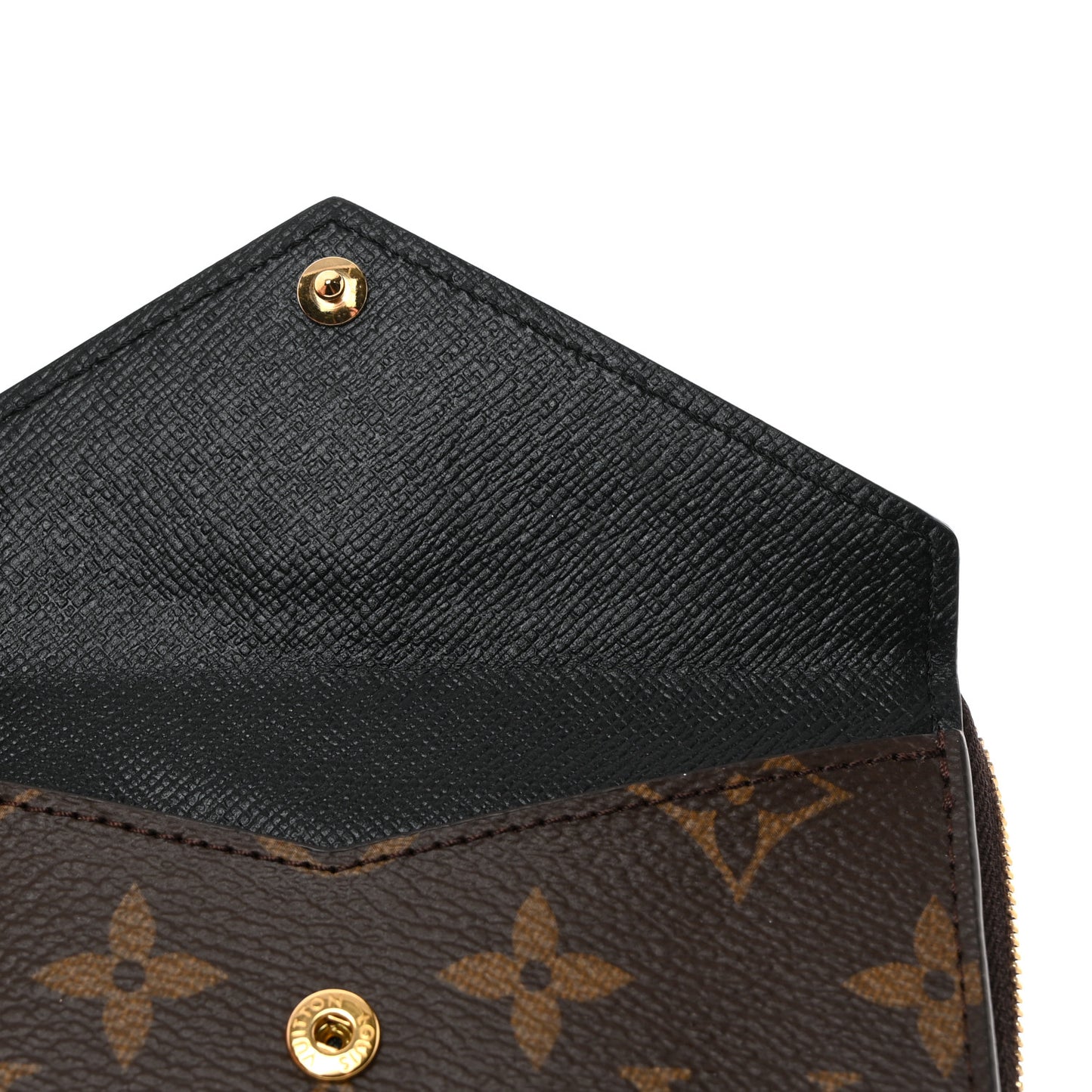 LOUIS VUITTON Monogram Recto Verso Card Holder Black