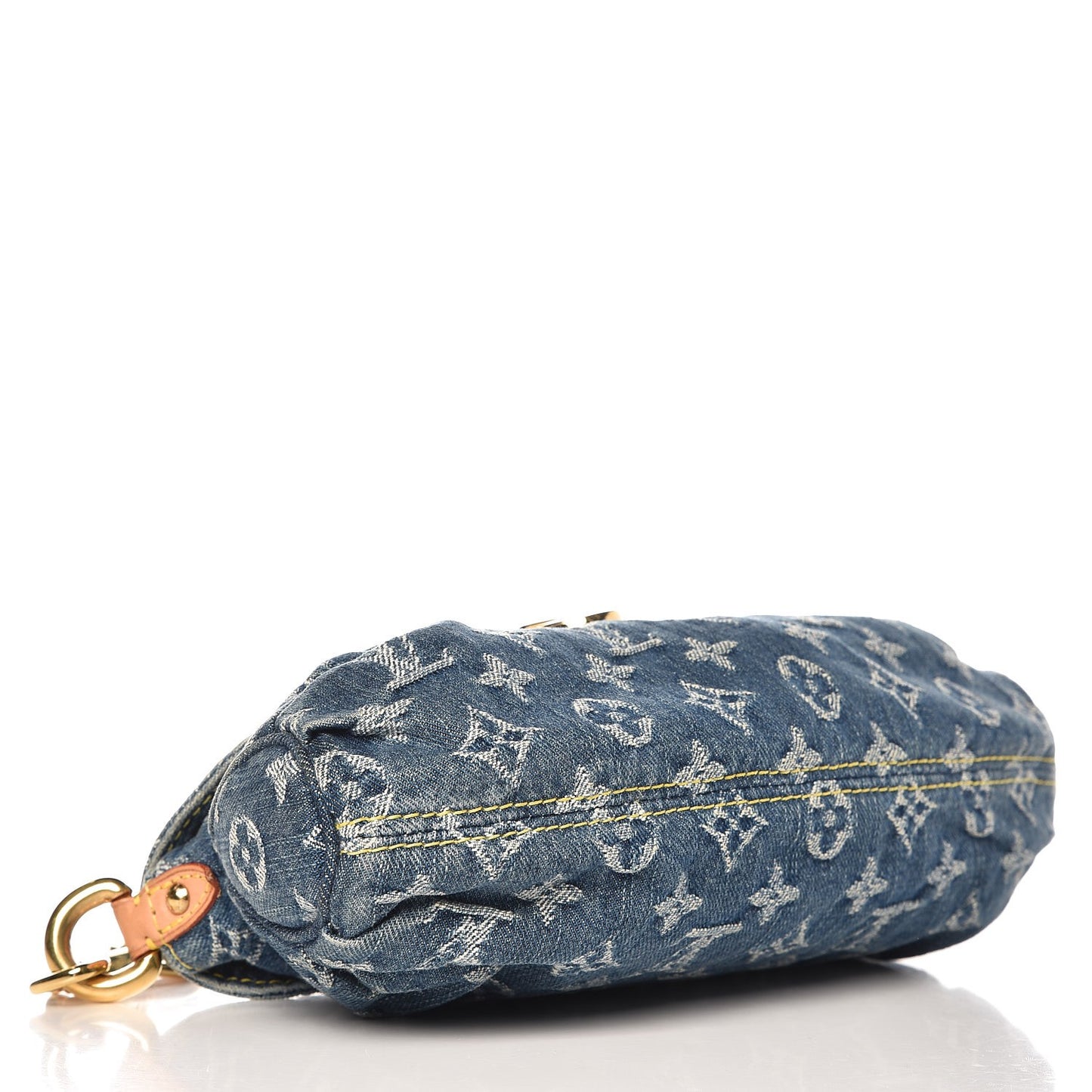 Monogram Denim Mini Pleaty Blue