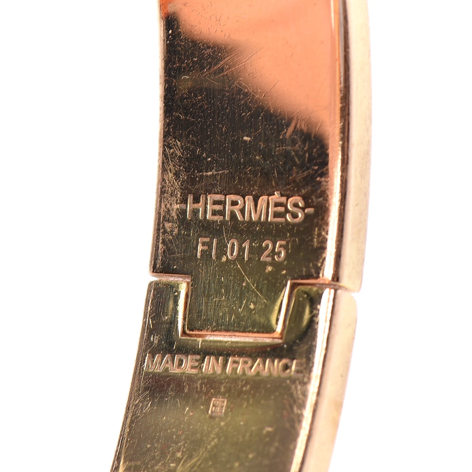 Hermes Enamel Narrow Clic Clac H Bracelet PM Black 4 of 4
