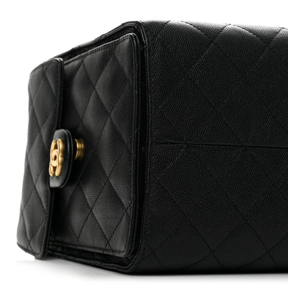 Chanel Caviar Quilted Medium Chanel 25 Handbag Black 10 of 11