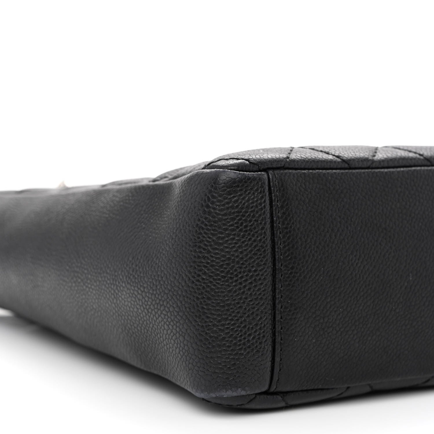 Chanel Caviar Quilted Petit Shopping Tote PST Black 9 of 13
