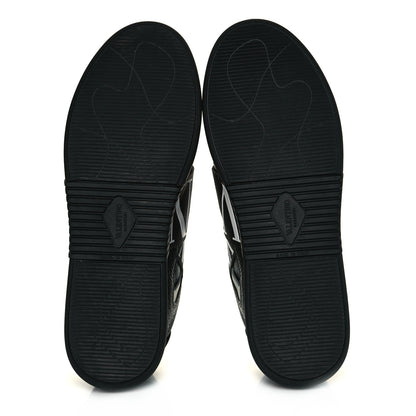 Valentino Garavani Grained Calfskin Mens VL7N Low Top Sneakers 42.5 Black 5 of 9