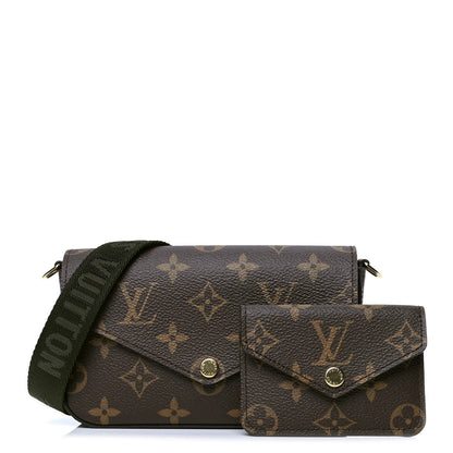 Louis Vuitton Monogram Felicie Strap & Go Kaki 1 of 5