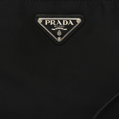 Prada Tessuto Nylon Saffiano Wristlet Black 7 of 9