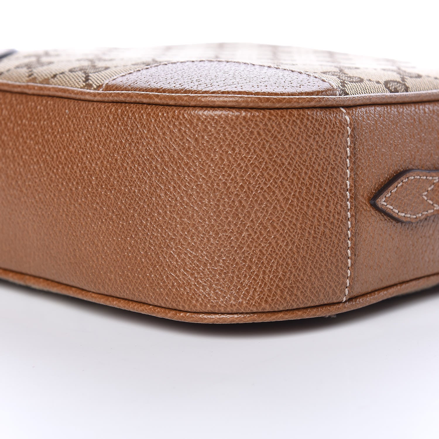 Gucci Monogram Mini Bree Messenger Bag Beige Tabacco 9 of 9