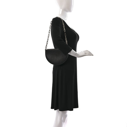 Burberry Goatskin Pecan Chain Shoulder Bag Black 2 of 10